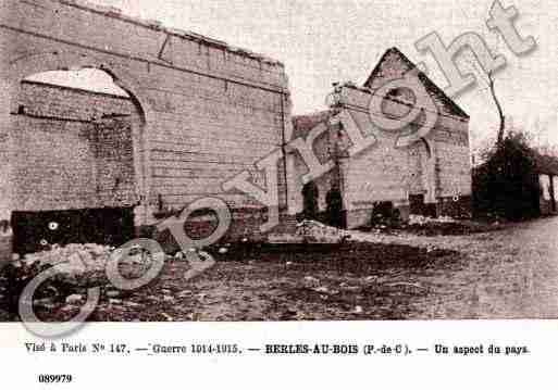 Ville de BERLESAUBOIS, carte postale ancienne Ville de BERLESAUBOIS, carte postale ancienne