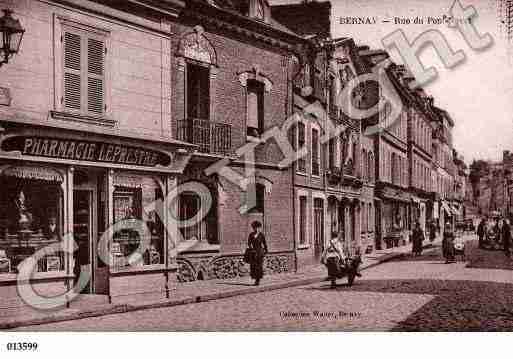 Ville de BERNAY, carte postale ancienne