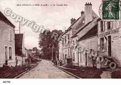 Ville de BERNAYVILBERT, carte postale ancienne