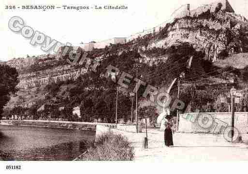 Ville de BESANCON, carte postale ancienne