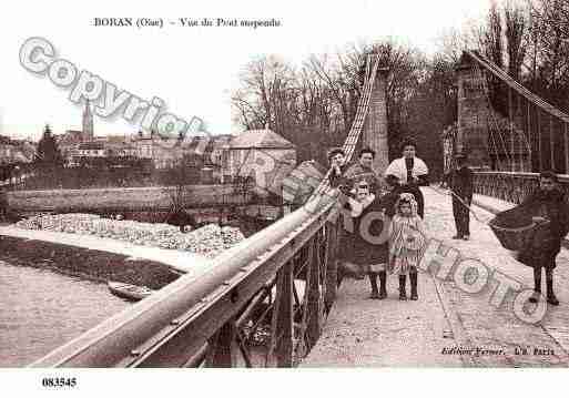 Ville de BORANSUROISE, carte postale ancienne