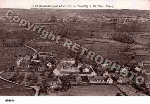 Ville de BUEIL, carte postale ancienne