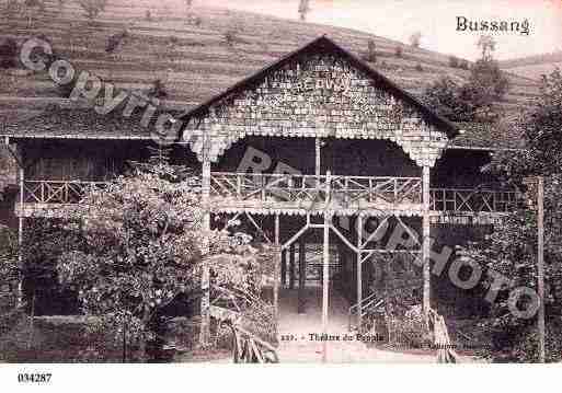 Ville de BUSSANG, carte postale ancienne