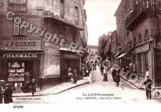 Ville de CAHORS, carte postale ancienne