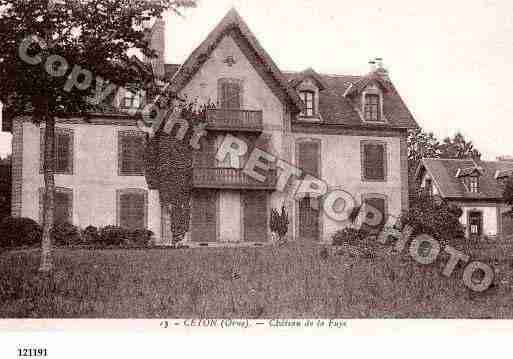 Ville de CETON, carte postale ancienne