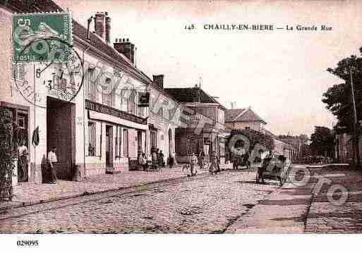 Ville de CHAILLYENBIERE, carte postale ancienne