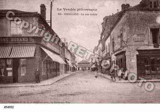 Ville de CHALLANS, carte postale ancienne