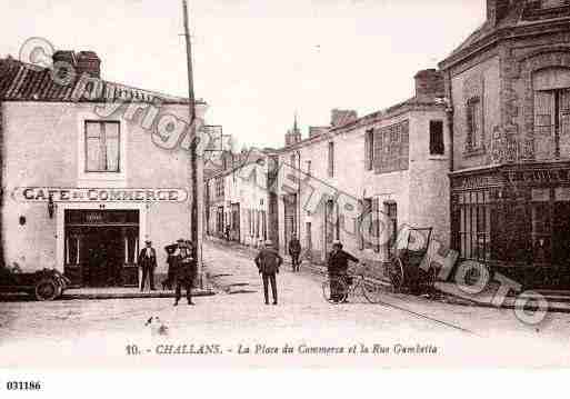 Ville de CHALLANS, carte postale ancienne