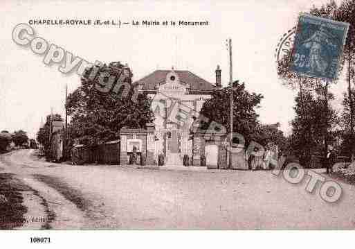 Ville de CHAPELLEROYALE, carte postale ancienne