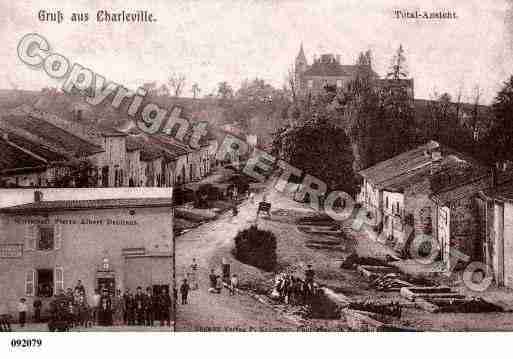 Ville de CHARLEVILLESOUSBOIS, carte postale ancienne