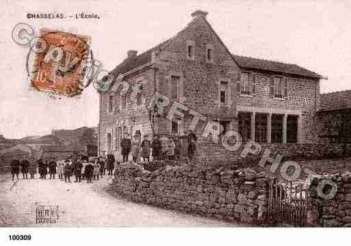 Ville de CHASSELAS, carte postale ancienne