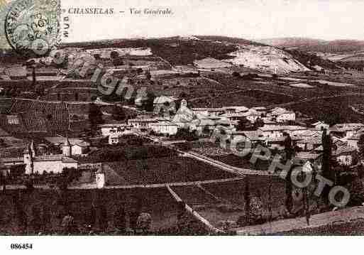 Ville de CHASSELAS, carte postale ancienne