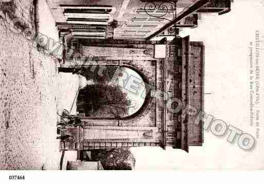 Ville de CHATILLONSURSEINE, carte postale ancienne