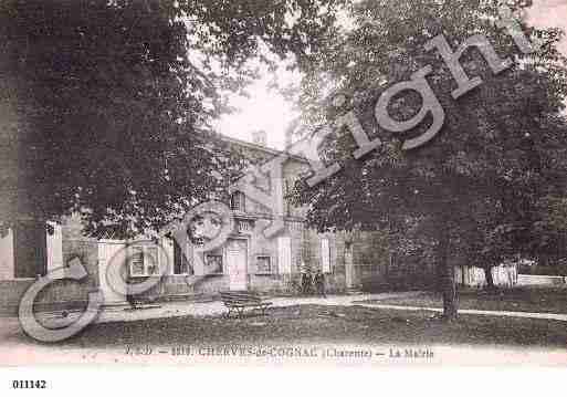 Ville de CHERVESRICHEMONT, carte postale ancienne