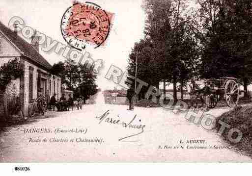 Ville de DANGERS, carte postale ancienne