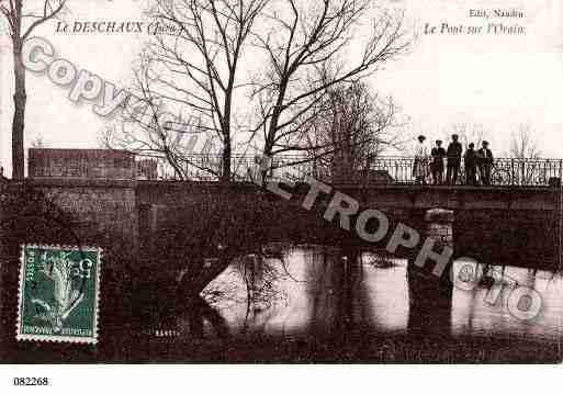 Ville de DESCHAUX(LE), carte postale ancienne