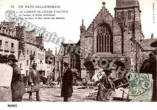 Ville de DINAN, carte postale ancienne