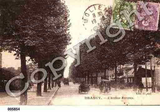 Ville de DRANCY, carte postale ancienne