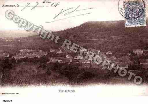 Ville de ECHENOZLAMELINE, carte postale ancienne
