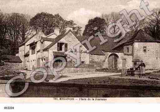 Ville de ESSAROIS, carte postale ancienne