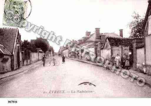 Ville de EVREUX, carte postale ancienne