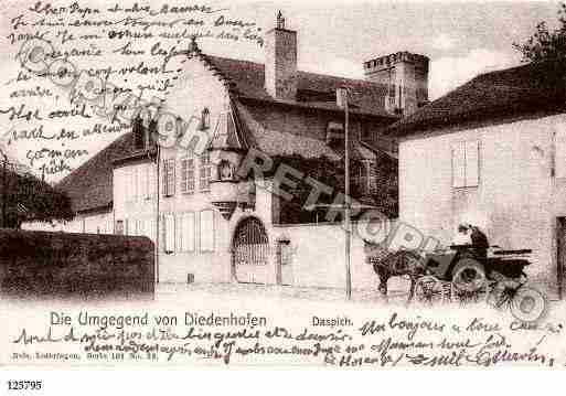 Ville de FLORANGE, carte postale ancienne