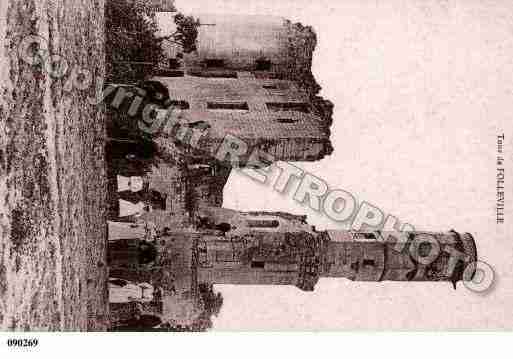 Ville de FOLLEVILLE, carte postale ancienne Ville de FOLLEVILLE, carte postale ancienne
