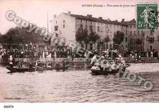 Ville de GIVORS, carte postale ancienne