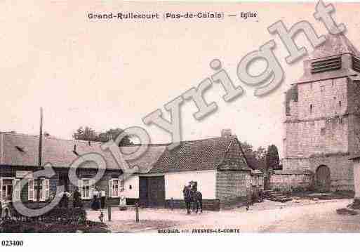 Ville de GRANDRULLECOURT, carte postale ancienne