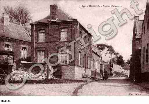 Ville de HAUSSY, carte postale ancienne