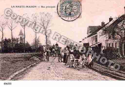 Ville de HAUTEMAISON(LA), carte postale ancienne