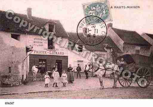 Ville de HAUTEMAISON(LA), carte postale ancienne