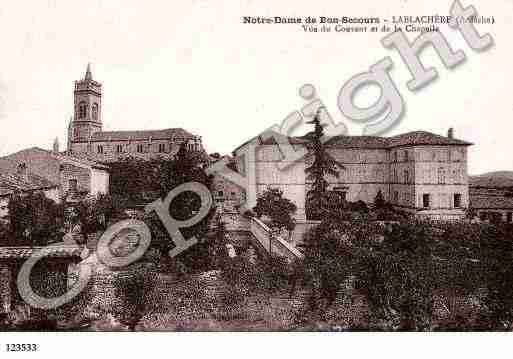 Ville de LABLACHERE, carte postale ancienne