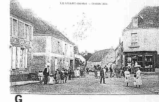 Ville de LUART, carte postale ancienne