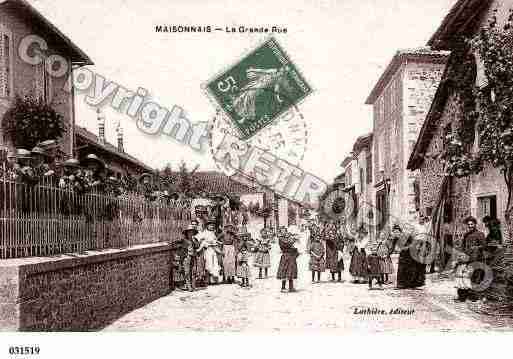 Ville de MAISONNAISSURTARDOIRE, carte postale ancienne