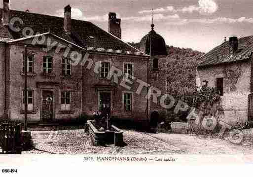 Ville de MANCENANSLIZERNE, carte postale ancienne