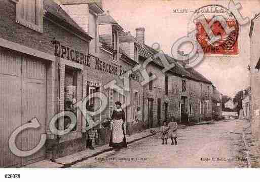 Ville de MERFY, carte postale ancienne