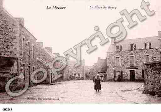 Ville de MERZER(LE), carte postale ancienne