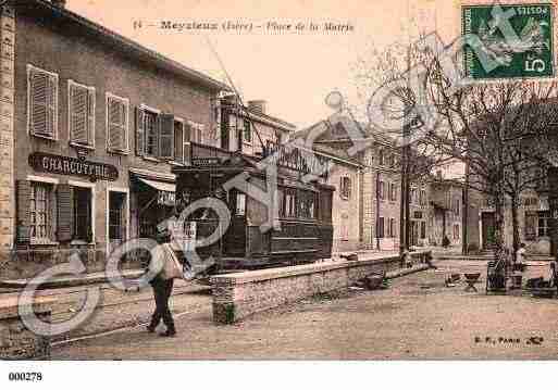 Ville de MEYZIEU, carte postale ancienne