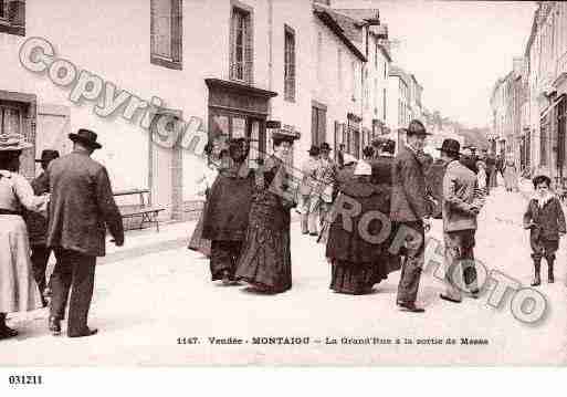 Ville de MONTAIGU, carte postale ancienne