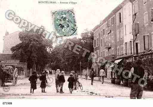 Ville de MONTELIMAR, carte postale ancienne