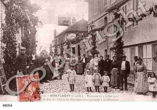 Ville de MONTLHERY, carte postale ancienne