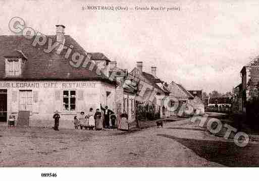 Ville de MONTMACQ, carte postale ancienne