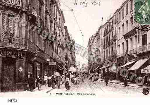 Ville de MONTPELLIER, carte postale ancienne