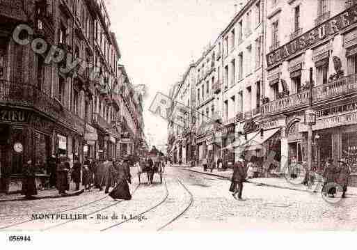 Ville de MONTPELLIER, carte postale ancienne