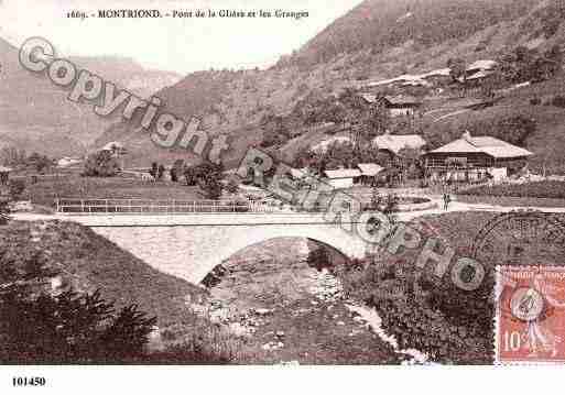 Ville de MONTRIOND, carte postale ancienne