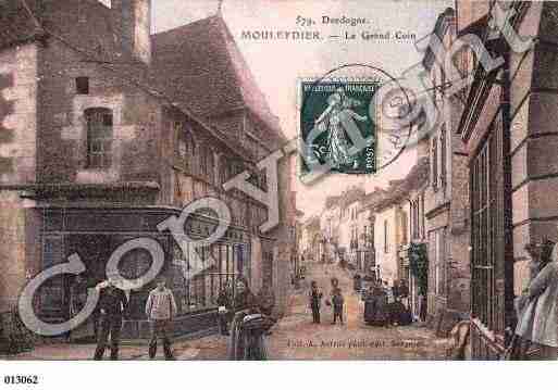 Ville de MOULEYDIER, carte postale ancienne