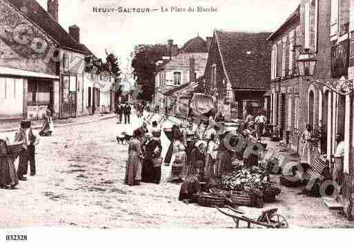 Ville de NEUVYSAUTOUR, carte postale ancienne