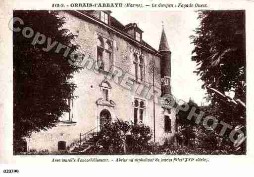 Ville de ORBAISL'ABBAYE, carte postale ancienne