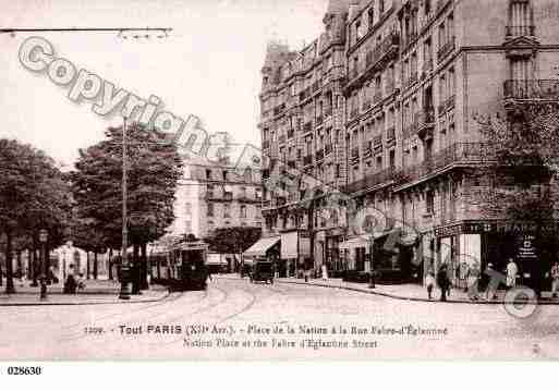 Ville de PARIS12, carte postale ancienne